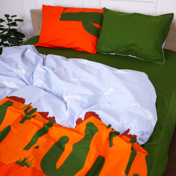 Фото - Комплект постільної білизни MirSon Бязь 17-0145 Nani 220х240 см (2200001646223)