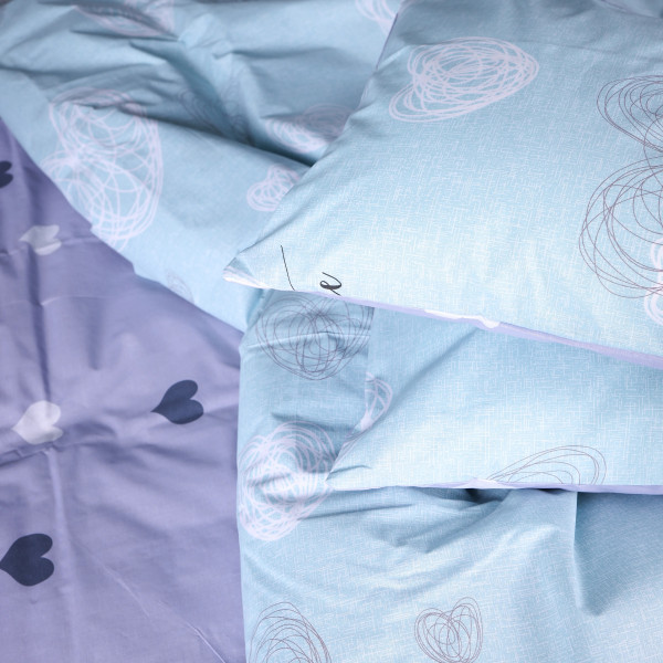 Фото - Комплект постільної білизни MirSon Бязь 17-0169 Deniz 220х240 см (2200001725324)