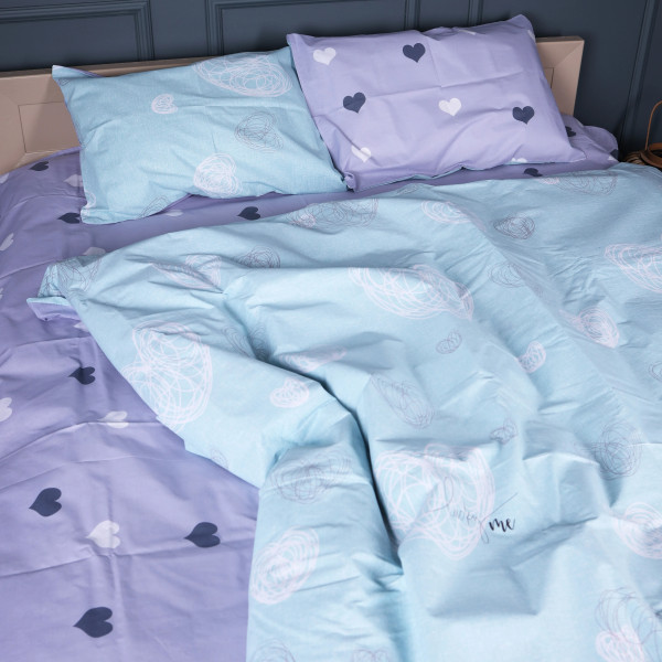 Фото - Комплект постільної білизни MirSon Бязь 17-0169 Deniz 220х240 см (2200001725324)