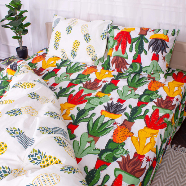 Фото - Комплект постельного белья MirSon Бязь 17-0242 Salyut 200x220 см (2200001950405)