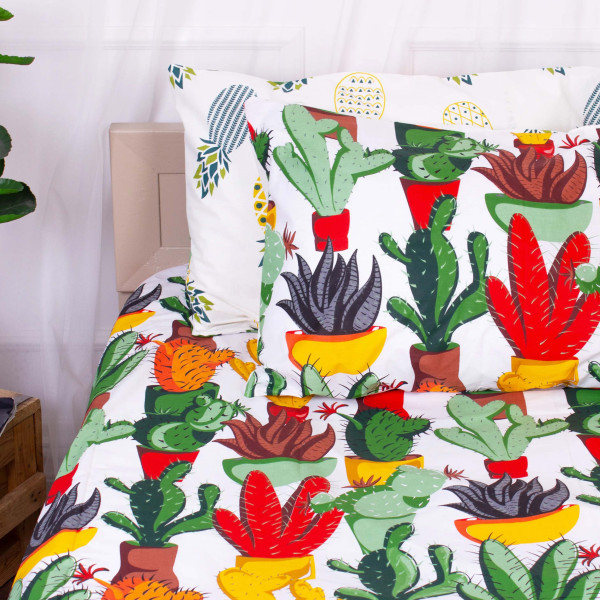 Фото - Комплект постельного белья MirSon Бязь 17-0242 Salyut 200x220 см (2200001950405)