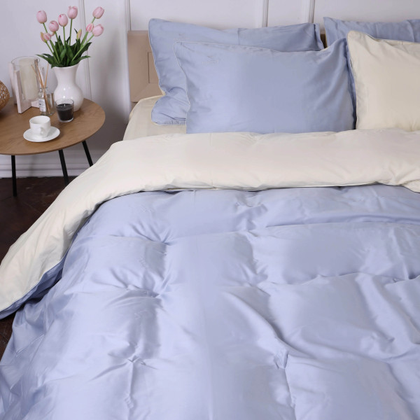 Фото - Комплект постельного белья MirSon 0843 + 0840 Joseph Corner Сатин (2200008712075)