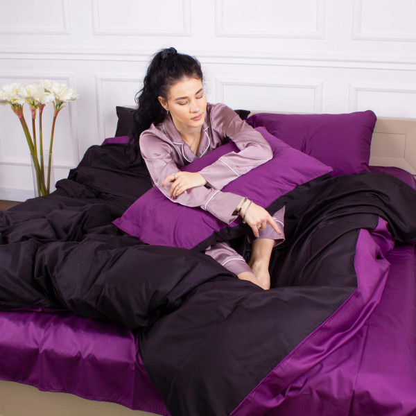 Фото - Комплект постільної білизни MirSon Сатин 0848 +0846 Isabella Двоспальний (2200002033480)