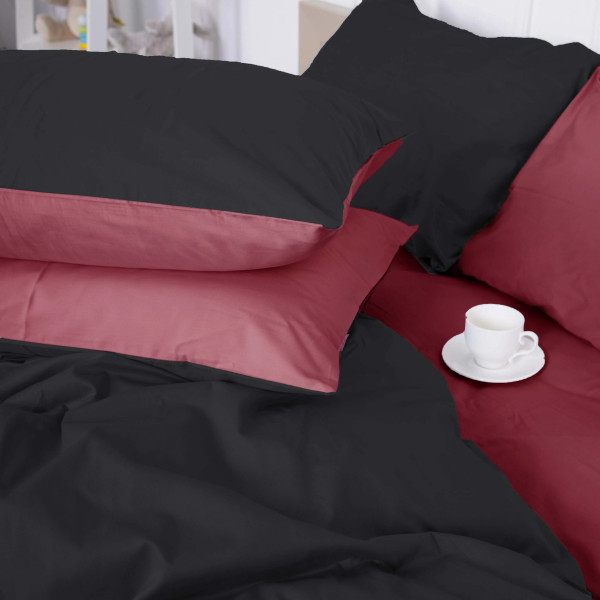 Фото - Комплект постельного белья MirSon Сатин 0848 +0847 William Двухспальный (2200002033688)