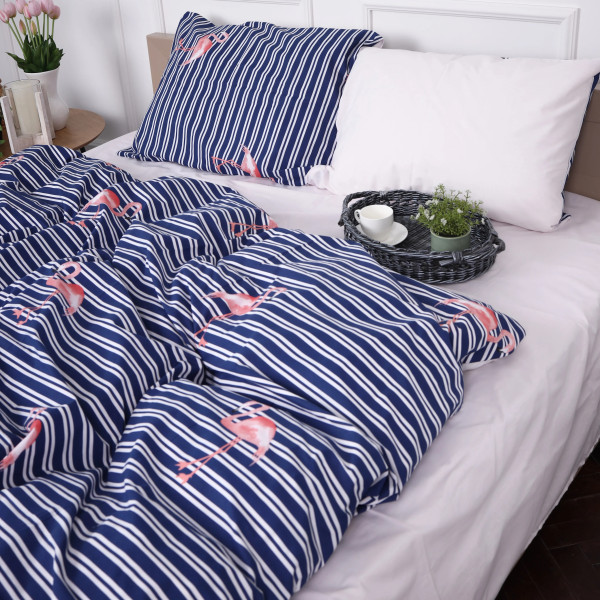 Фото - Комплект постільної білизни MirSon Бязь 17-0328 Montenegro 220х240 (2200002603690)