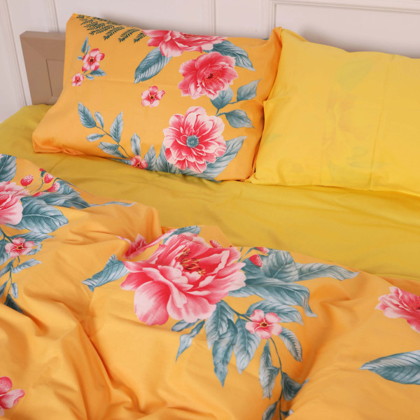 Фото - Комплект постільної білизни MirSon Сатин 22-1267 Tropics 200х220 (2200003067132)