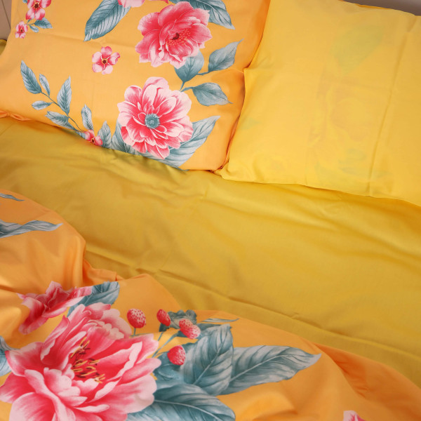 Фото - Комплект постільної білизни MirSon Сатин 22-1267 Tropics 200х220 (2200003067132)