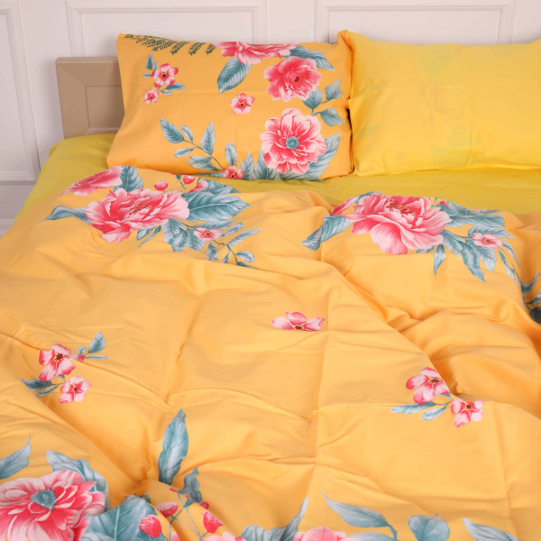 Фото - Комплект постільної білизни MirSon Сатин 22-1267 Tropics 200х220 (2200003067132)