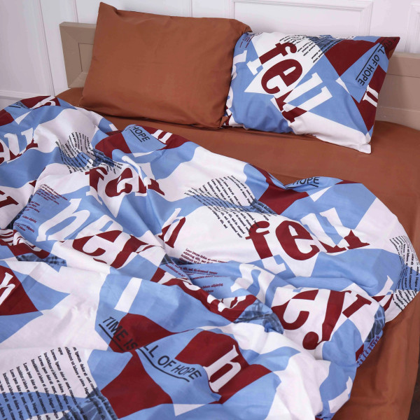 Фото - Комплект постільної білизни MirSon Бязь 17-0535 Peggy 220х240 (2200003789362)