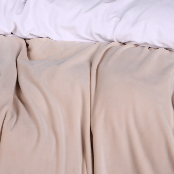 Фото - Комплект постельного белья MirSon Велюр Winter Frost 28-0001 + 28-0004 Gardenia Velvet 200х220 (2200004003849)