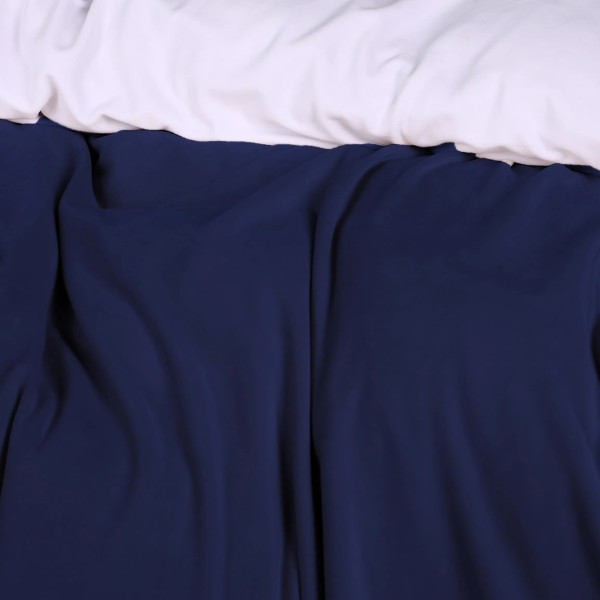 Фото - Комплект постельного белья MirSon Велюр Winter Frost 28-0001 + 28-0006 Bellflower Velvet 200х220 (2200004004648)