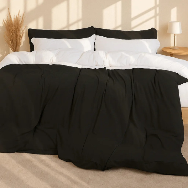 Фото - Комплект постельного белья MirSon Велюр Winter Frost 28-0001 + 28-0007 Oxalis Velvet 200х220 (2200004005041)