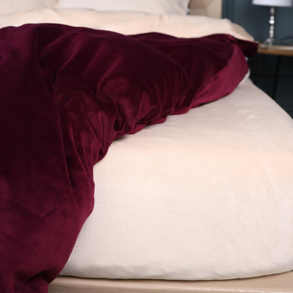 Фото - Комплект постельного белья MirSon Велюр Winter Frost 28-0004 + 28-0002 Adenium Velvet 200х220 (2200004006246)