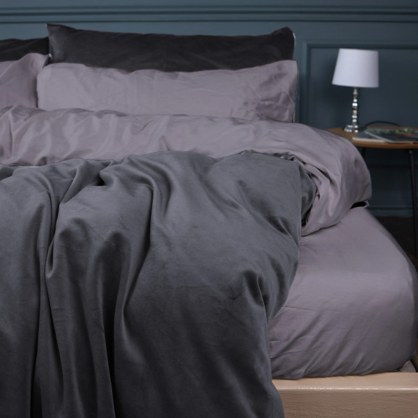 Фото - Комплект постільної білизни MirSon Велюр Winter Delicate 28-0098 Fusto 200х220 (2200004047645)