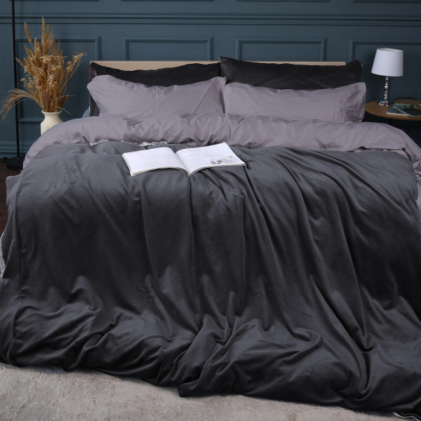 Фото - Комплект постільної білизни MirSon Велюр Winter Delicate 28-0098 Fusto 200х220 (2200004047645)