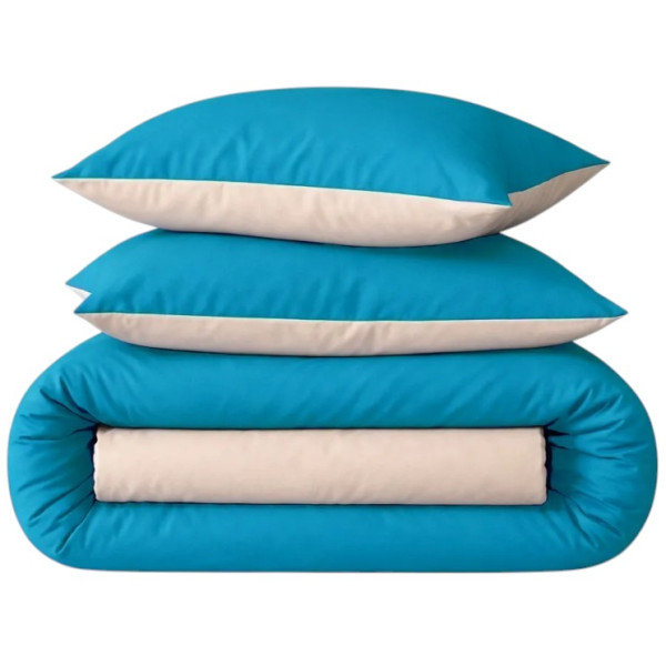 Фото - Комплект постільної білизни MirSon Бязь Ranforce Elite Camillo (12-0712 + 17-4735) 175х210 см (2200004673769)