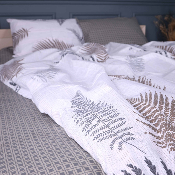 Фото - Комплект постельного белья MirSon Бязь Ranforce Elite 17-0006 Donata 143х210х2 (2200004680538)