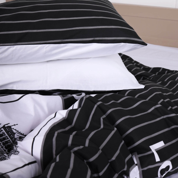 Фото - Комплект постільної білизни MirSon Бязь 17-0028 Beltrao 200x220 (2200001397033)