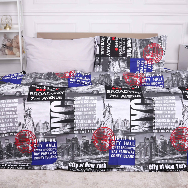 Фото - Комплект постельного белья MirSon Бязь 17-0034 Celeste 200x220 (2200001397095)