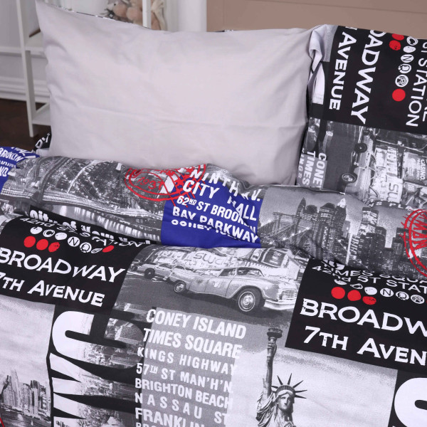 Фото - Комплект постельного белья MirSon Бязь Ranforce Elite 17-0034 Celeste 2х143x210 (2200004684307)