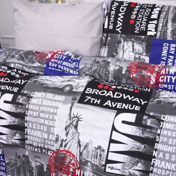 Фото - Комплект постельного белья MirSon Бязь 17-0034 Celeste 200x220 (2200001397095)