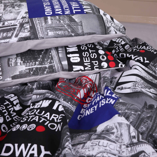 Фото - Комплект постельного белья MirSon Бязь 17-0034 Celeste 220x240 (2200001401914)