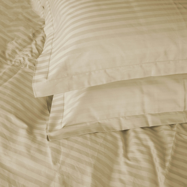 Фото - Комплект постельного белья MirSon Satin Stripe 30-0002 Soft Yellow 175х210 см (2200005247778)