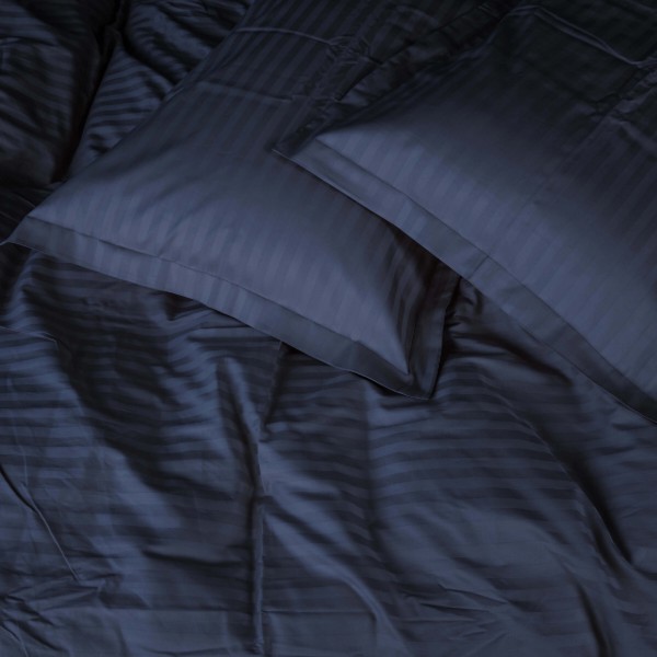 Фото - Комплект постельного белья MirSon Satin Stripe 30-0020 Smoky Blue 175х210 см (2200005255346) Фото - Комплект постельного белья MirSon Satin Stripe 30-0020 Smoky Blue 175х210 см (2200005255346)