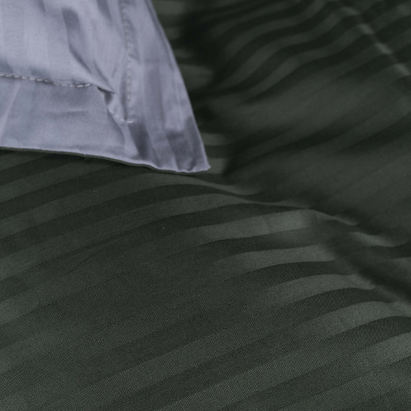 Фото - Комплект постільної білизни MirSon Satin Stripe 30-0017 +30-0012 Galatee 143х210 см (2200005262313)
