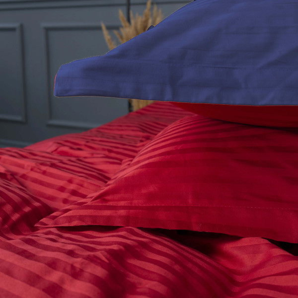Фото - Комплект постільної білизни MirSon Satin Stripe 30-0018 +30-0019 Mardin 175х210 см (2200005263099)