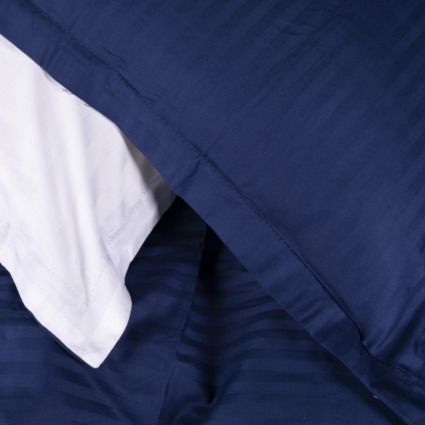 Фото - Комплект постельного белья MirSon Satin Stripe 30-0020 +30-0001 Naskirin 220х240 см King Size (2200005265482)
