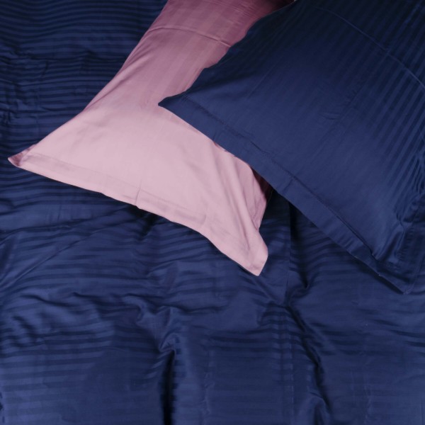 Фото - Комплект постельного белья MirSon Satin Stripe 30-0020 +30-0007 Edarin 143х210 см (2200005265710)