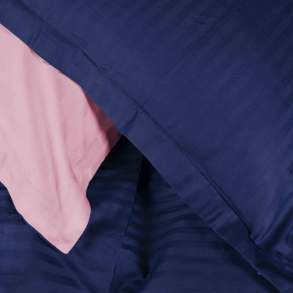 Фото - Комплект постельного белья MirSon Satin Stripe 30-0020 +30-0007 Edarin 143х210 см (2200005265710)