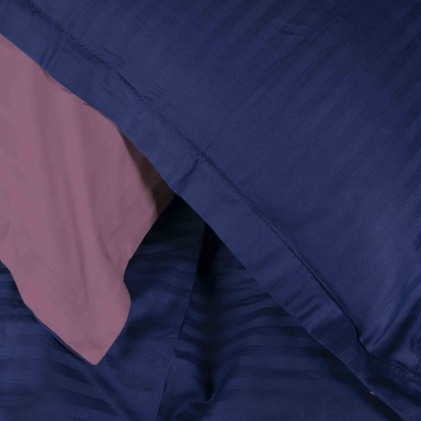 Фото - Комплект постельного белья MirSon Satin Stripe 30-0020 +30-0008 Lovelin 143х210 см (2200005265918)