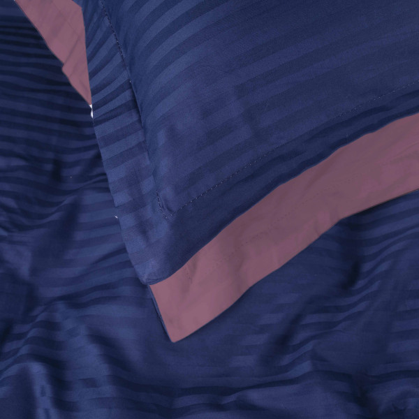 Фото - Комплект постельного белья MirSon Satin Stripe 30-0020 +30-0008 Lovelin 200х220 см (2200005265901)