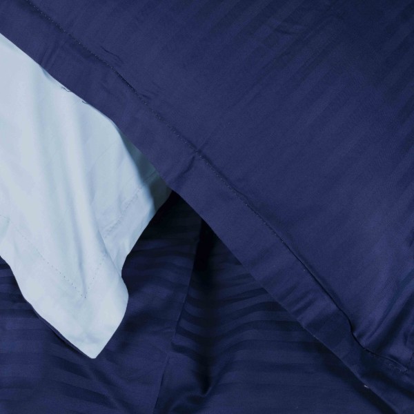 Фото - Комплект постільної білизни MirSon Satin Stripe 30-0021 +30-0015 Edaliz 175х210 см (2200005266694)