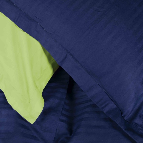 Фото - Комплект постільної білизни MirSon Satin Stripe 30-0021 +30-0016 Ballat 143х210 см (2200005266861)