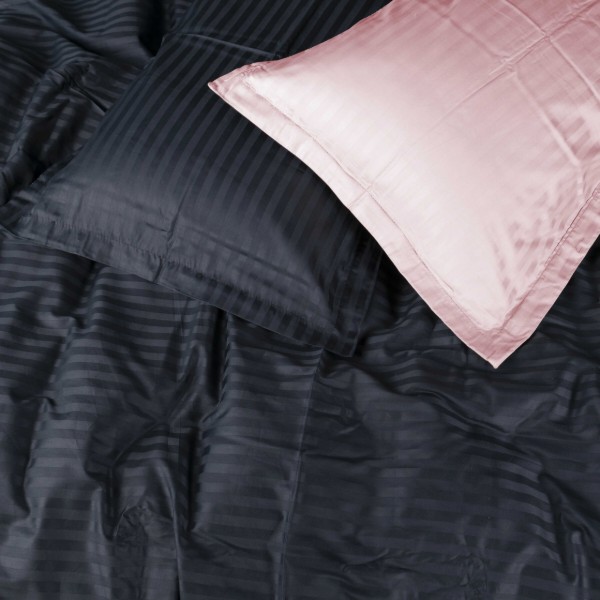 Фото - Комплект постельного белья MirSon Satin Stripe 30-0021 +30-0007 Esandiora 175х210 см (2200005267691)
