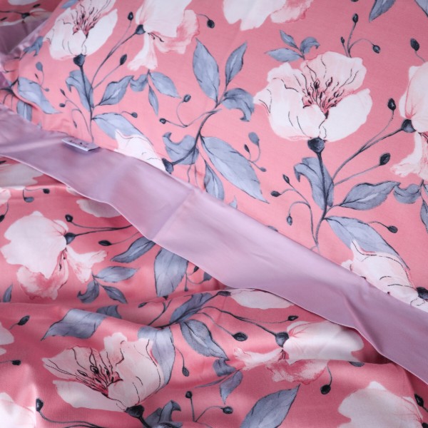 Фото - Комплект постільної білизни MirSon Satin print Elit Coral reef 220х240 см (2200005394670)