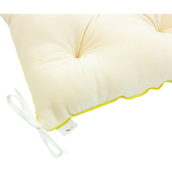 Фото - Подушка для стільця MirSon 28-0004 Cream Velvet (2200006185888)