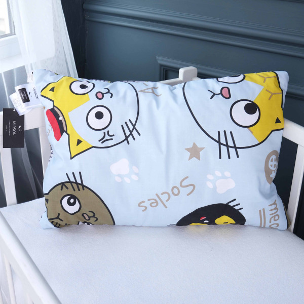 Фото - Подушка стандартная MirSon №3806 Kids Time 18-0007 Cool Cat EcoSilk (2200007027385)
