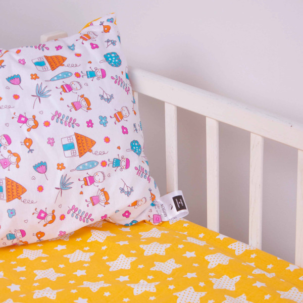 Фото - Подушка дитяча стандартна MirSon №3820 Kids Time 18-0002 Sweet Home (2200007028788)