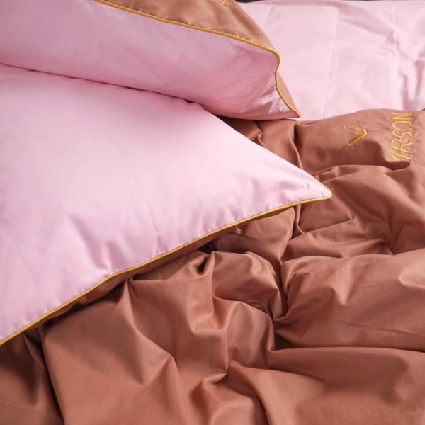 Фото - Комплект постільної білизни MirSon Ranforce Elite Corner "Riccarda" (14-1312 + 15-1511) 200х220 см (2200008400583)