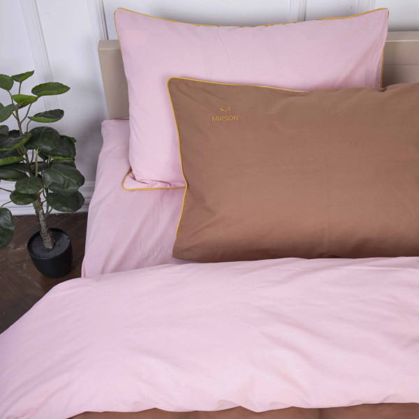 Фото - Комплект постельного белья MirSon Ranforce Elite Corner "Riccarda" (14-1312 + 15-1511) 220х240 см (2200008400613)