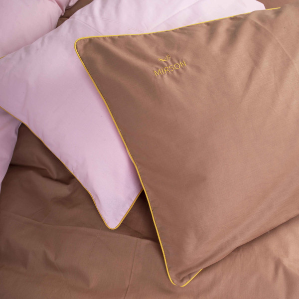 Фото - Комплект постельного белья MirSon Ranforce Elite Corner "Riccarda" (14-1312 + 15-1511) 220х240 см (2200008400613)