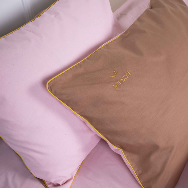 Фото - Комплект постельного белья MirSon Ranforce Elite Corner "Riccarda" (14-1312 + 15-1511) 220х240 см (2200008400613)