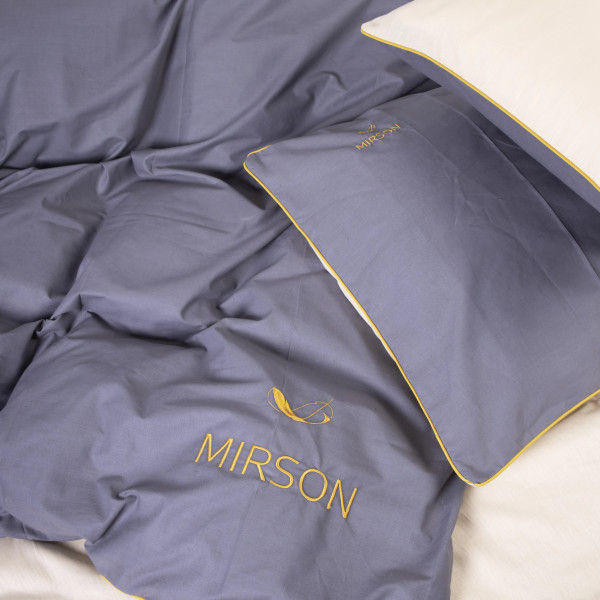 Фото - Комплект постільної білизни MirSon Ranforce Elite Corner "Marco" (12-0712 + 16-5803) 175х210 см (2200008400644)