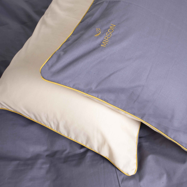 Фото - Комплект постельного белья MirSon Ranforce Elite Corner "Marco" (12-0712 + 16-5803) 143х210 см (2200008400637)