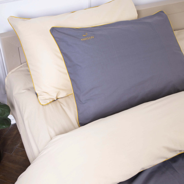 Фото - Комплект постельного белья MirSon Ranforce Elite Corner "Marco" (12-0712 + 16-5803) 143х210 см (2200008400637)