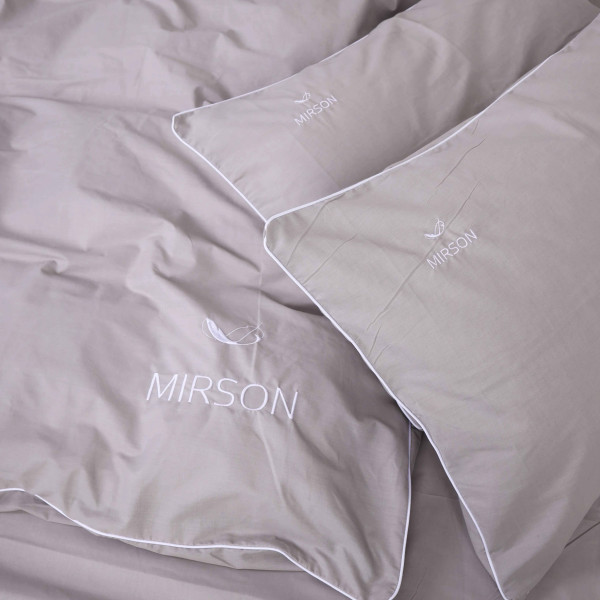 Фото - Комплект постельного белья MirSon Ranforce Elite Corner 16-5703 "Light Gray" 220х240 см (2200008400828)